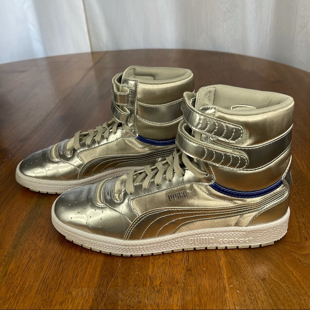 Puma Sky II Hi Explosive Pack Women’s 9 - Metallic Silver/Cobalt Blue
